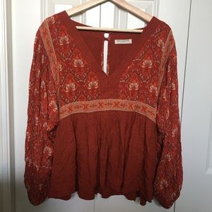 Spell & the Gypsy Collective Jewel Smock Blouse